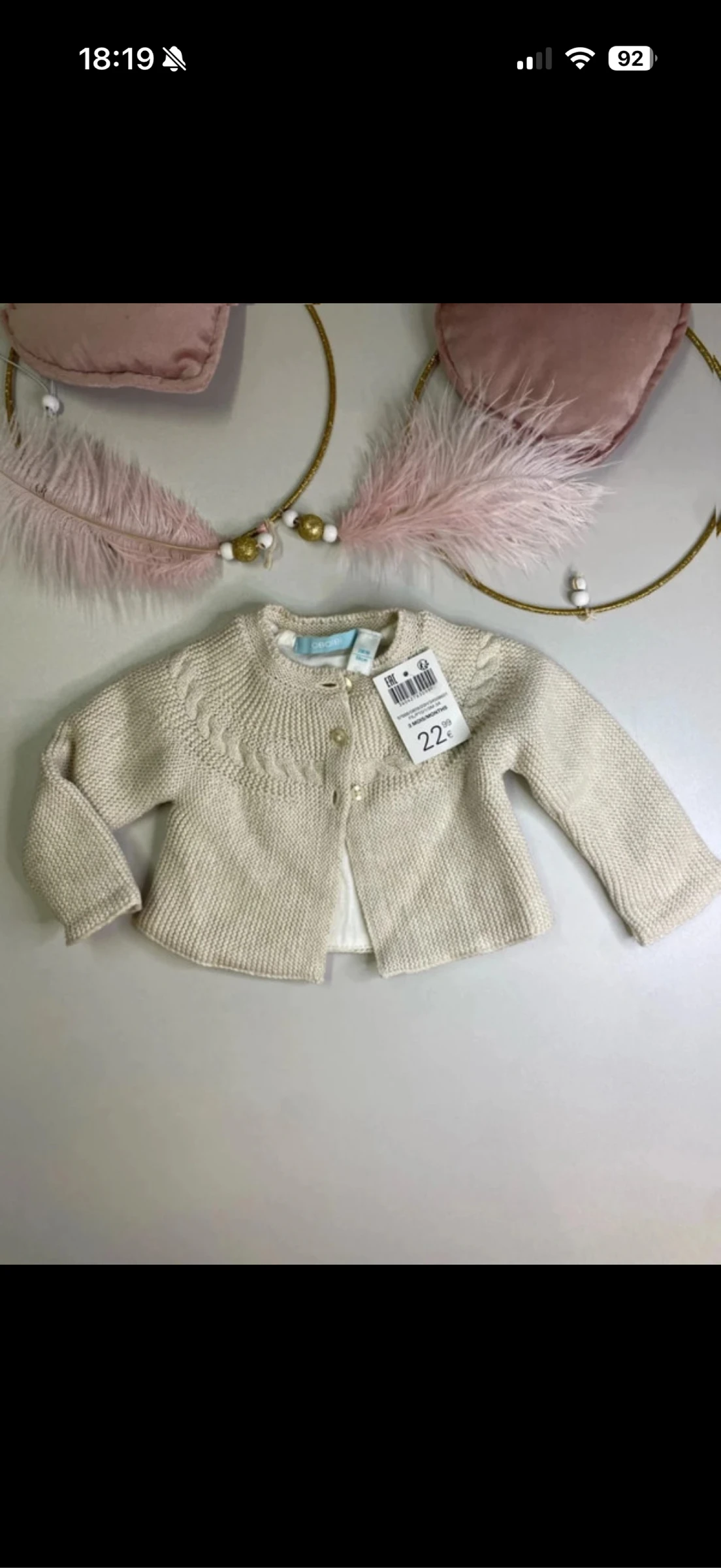 Gilet Bébé fille - neuf - obaïbi - Taille 3 mois